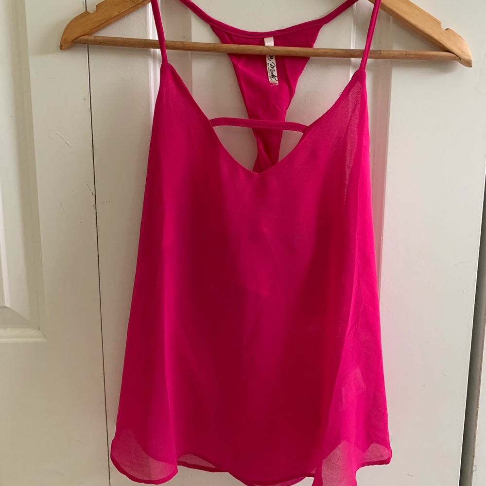 Spaghetti strap tank